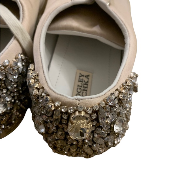 Badgley Mischka | Shirley Crystal Embellished Encrusted Sneaker Size 9 - Picture 3 of 9